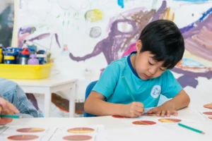 Child in the school